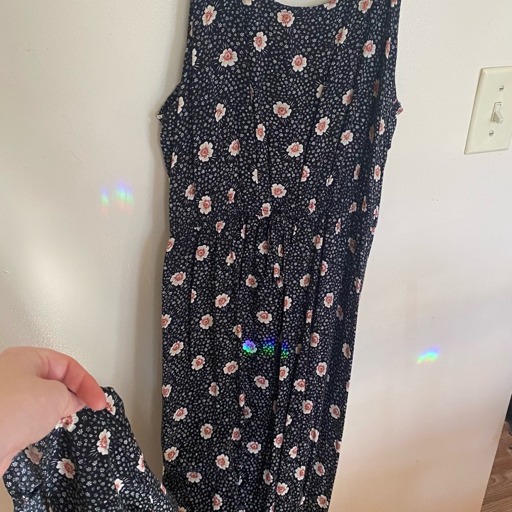 Sleeveless Cherry Blossom Dress